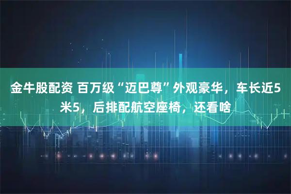 金牛股配资 百万级“迈巴尊”外观豪华，车长近5米5，后排配航空座椅，还看啥